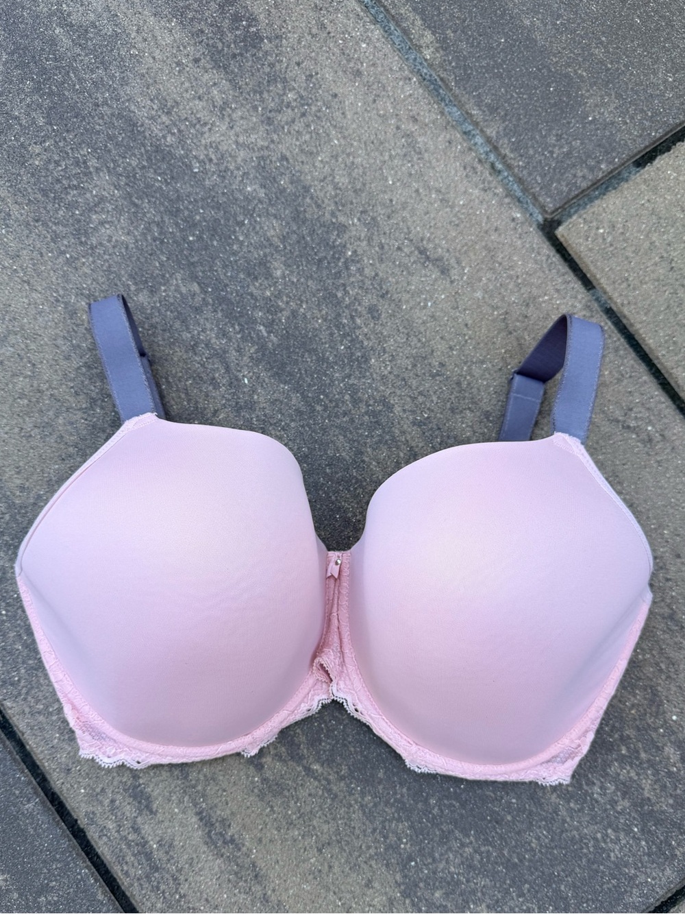 Freya Offbeat Underwire Mold T-Shirt Bra 38I Women's Intimates Pink Lace